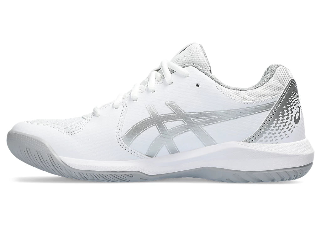 נעלי טניס נשים ASICS GEL-DEDICATE 8 WHITE/PURE SILVER