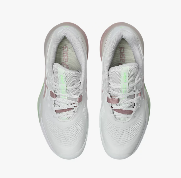 נעלי נשים ASICS GEL RESOLUTION X WHITE/MORGANITE