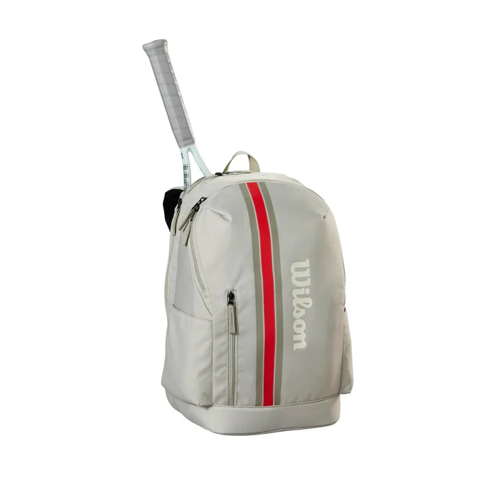 תיק גב טניס Wilson Team Backpack Racquet Bag  (Oats)