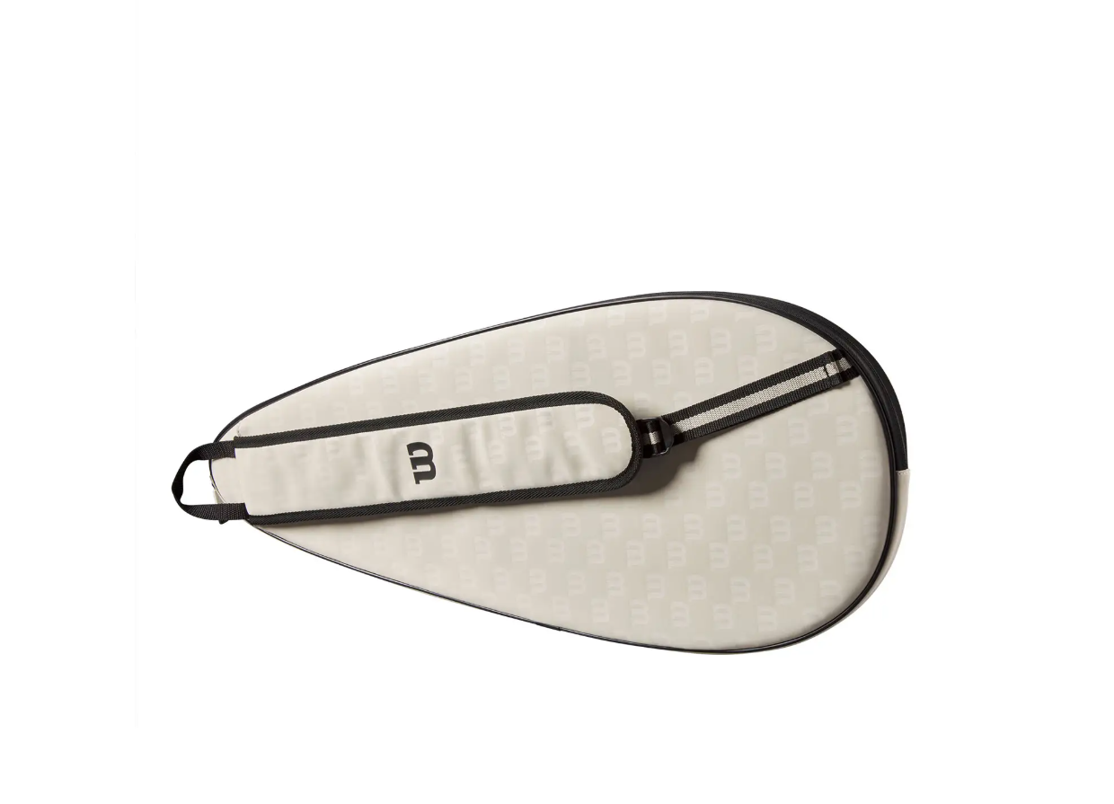 כיסוי מחבט טניס פרימיום WILSON PREMIUM TENNIS CASE WHITE