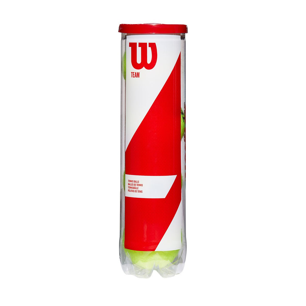 קופסת כדורי טניס Wilson Team ארבעה כדורים בקופסה