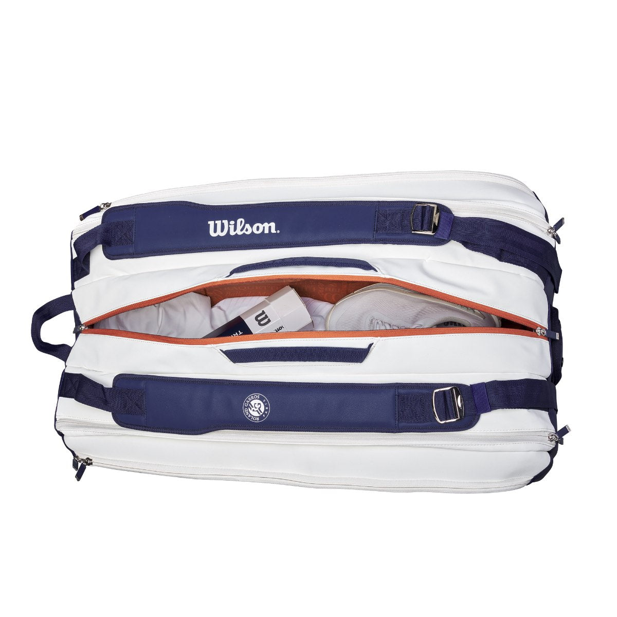 תיק לציוד ועד 15 מחבטי טניס רולאן גארוס WILSON Roland Garros Super Tour 15 PK
