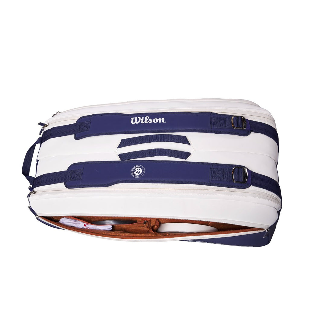 תיק לציוד ועד 9 מחבטי טניס רולאן גארוס WILSON Roland Garros Super Tour 9 PK